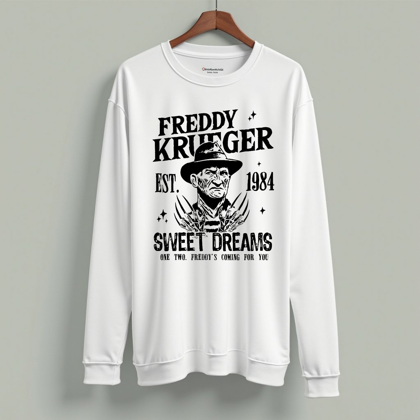 Freddy Krueger Long Sleeve Crewneck T-shirt