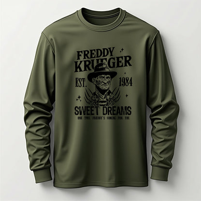 Freddy Krueger Long Sleeve Crewneck T-shirt